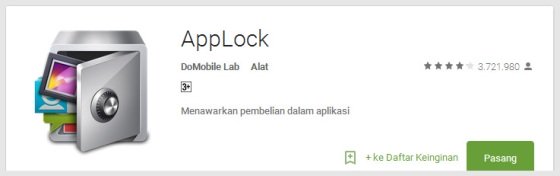 applock - Aplikasi Android Terunik Terbaru