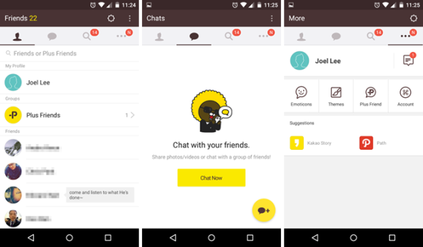 android-messaging-apps-kakao - Aplikasi Pesan Teks Atau Text Messaging Gratis Terbaik Untuk Smartphone
