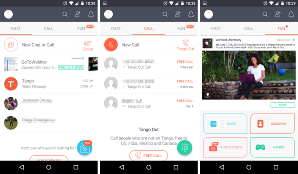 android-messaging-apps-tango - Aplikasi Pesan Teks Atau Text Messaging Gratis Terbaik Untuk Smartphone